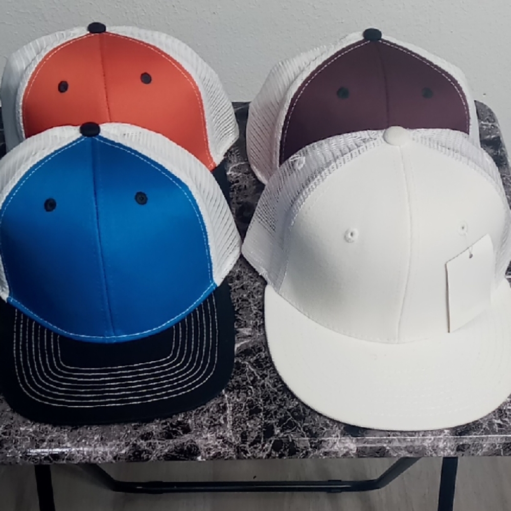 Colorful Set Of 4 Trucker Hats Brand New
